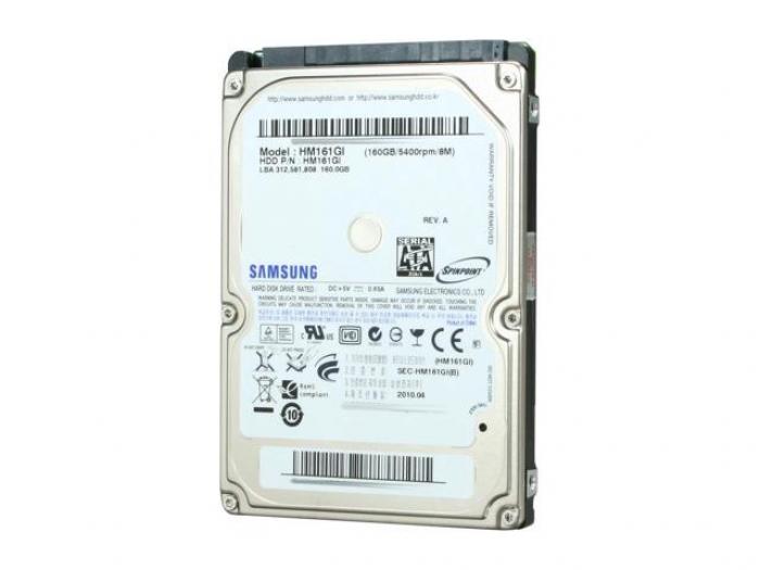 Хард диск за лаптоп SAMSUNG, 160 GB, 5400rpm, 8MB, SATA, HM161GIна ниска цена с бърза доставка - BestPC.BG