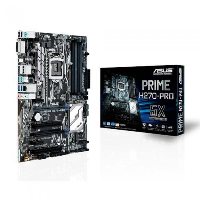Дънна платка ASUS PRIME H270-PRO socket 1151, 4xDDR4на ниска цена с бърза доставка - BestPC.BG