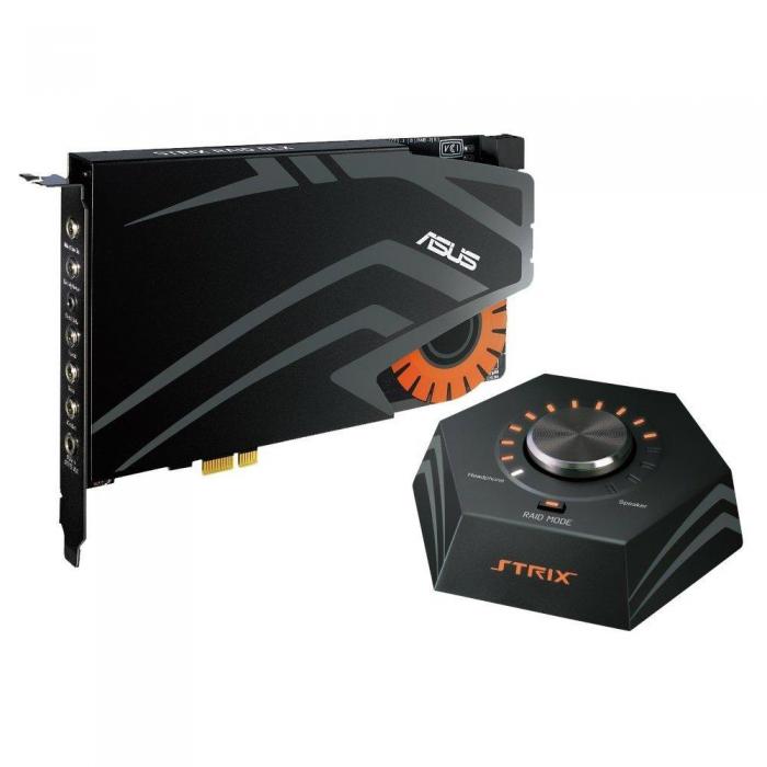 Аудио карта Звукова карта ASUS STRIX RAID DLX PCIe 7.1 Gamingна ниска цена с бърза доставка - BestPC.BG