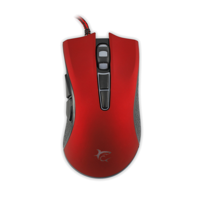 WHITE SHARK GM-1601R :: Геймърска мишка Spartacus, 4800 dpi, червенана ниска цена с бърза доставка - BestPC.BG