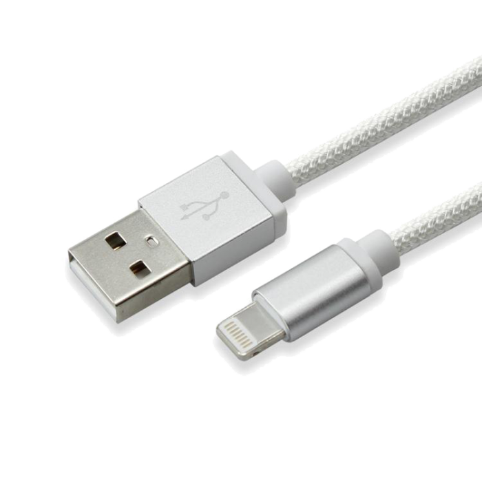 SBOX IPH7-S :: Кабел за данни USB към Lightning, 1.5 м, сребристна ниска цена с бърза доставка - BestPC.BG