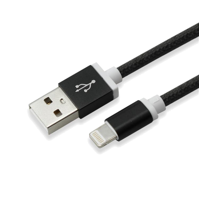 SBOX IPH7-B :: Кабел за данни USB към Lightning, 1.5 м, черенна ниска цена с бърза доставка - BestPC.BG