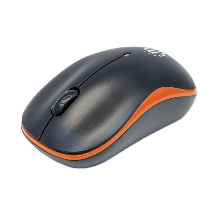 MANHATTAN 179409 :: Безжична оптична мишка Success, 1000 DPI, оранжевана ниска цена с бърза доставка - BestPC.BG