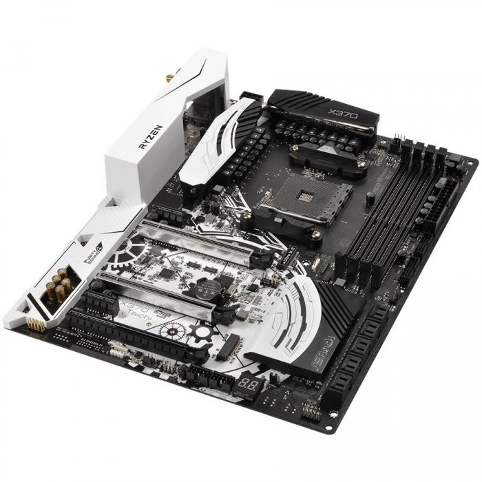 Дънна платка ASROCK Main Board Desktop AM4 X370 (SAM4, 4xDDR4, 2xPCI 3.0x16, 2xPCI Ex1)на ниска цена с бърза доставка - BestPC.BG