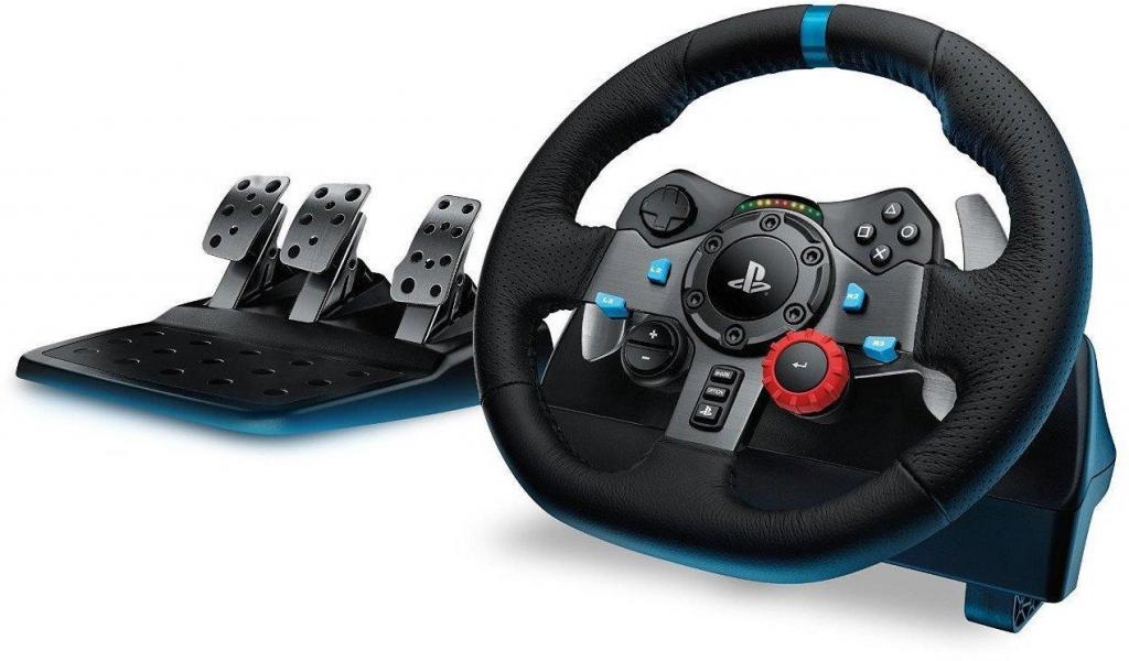 Мултимедиен продукт Волан Logitech Driving Force G29 PS3-PS4-PC, Черенна ниска цена с бърза доставка - BestPC.BG