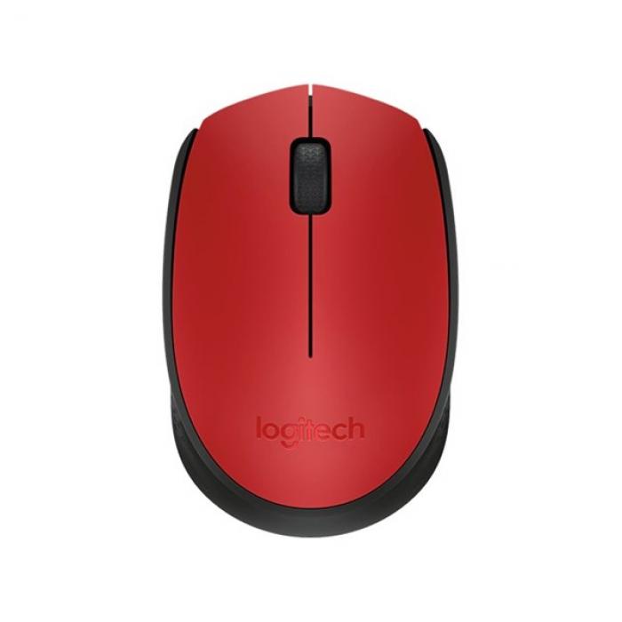 Мишка Logitech Wireless M171 redна ниска цена с бърза доставка - BestPC.BG