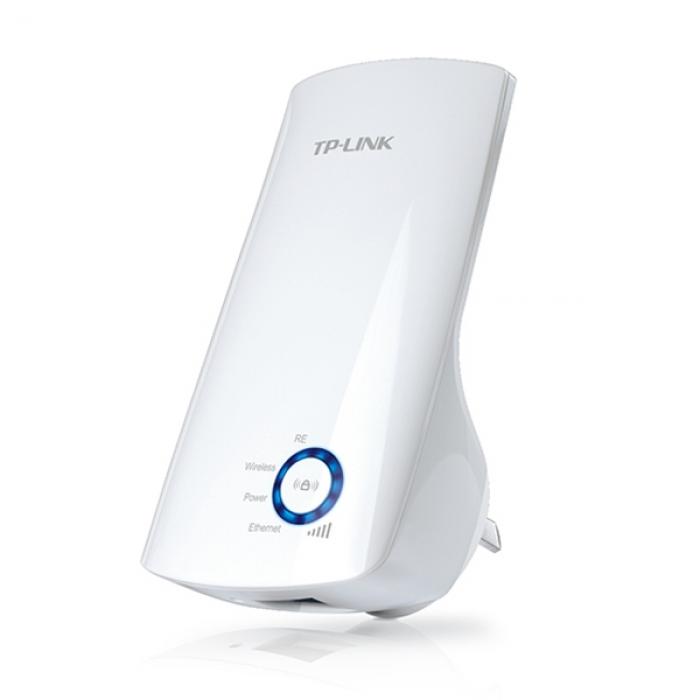 Безжичен екстендър Wi-Fi N Repeater TP-Link TL-WA850RE, 300Mbpsна ниска цена с бърза доставка - BestPC.BG
