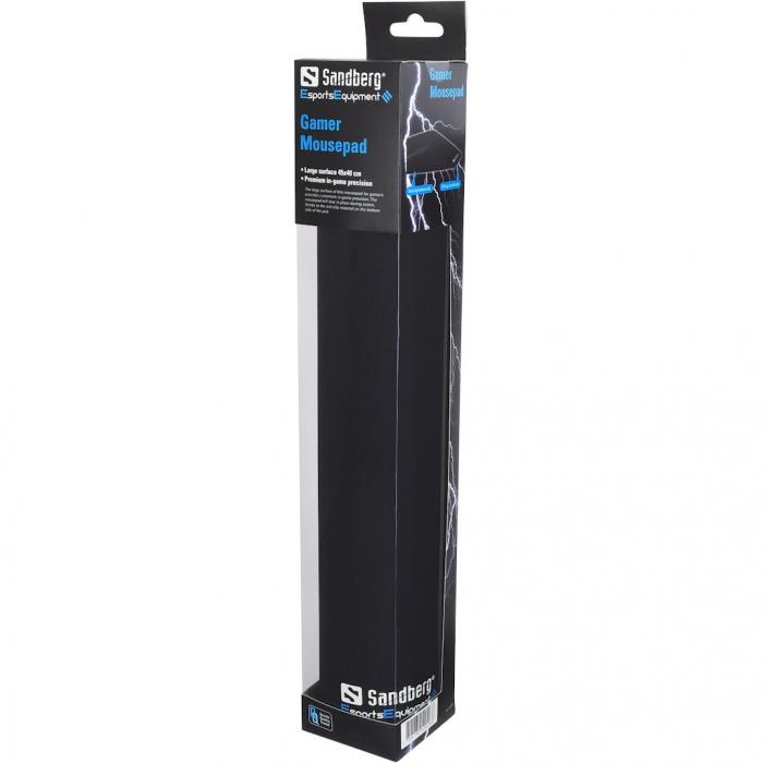 Подложка за мишка Геймърска SANDBERG SNB-520-26 :: , 45 x 40 см, чернана ниска цена с бърза доставка - BestPC.BG