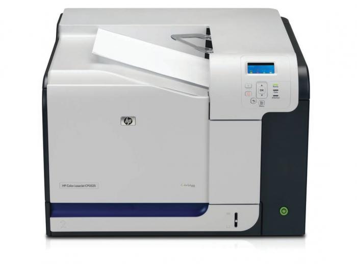 Как печатать на принтере hp color laserjet