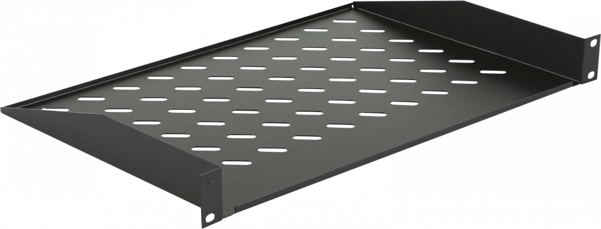 MIRSAN MR.RAK1U30.01 :: 19“ рафт за сървърен шкаф - 486 x 300 x 44 мм, вентилиранна ниска цена с бърза доставка - BestPC.BG