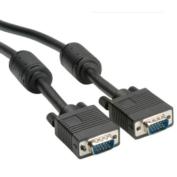 Кабел/адаптер Cable VGA w-Ferrit, DDC, 15M-15M, 6m, S3627на ниска цена с бърза доставка - BestPC.BG