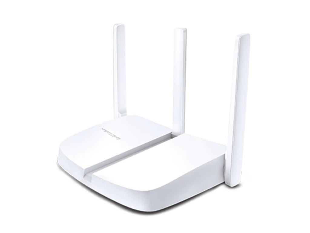 Безжичен рутер Mercusys MW305R, N300, 4x10/100Mbps порта, 3 x 5dBi фикс. антенина ниска цена с бърза доставка - BestPC.BG