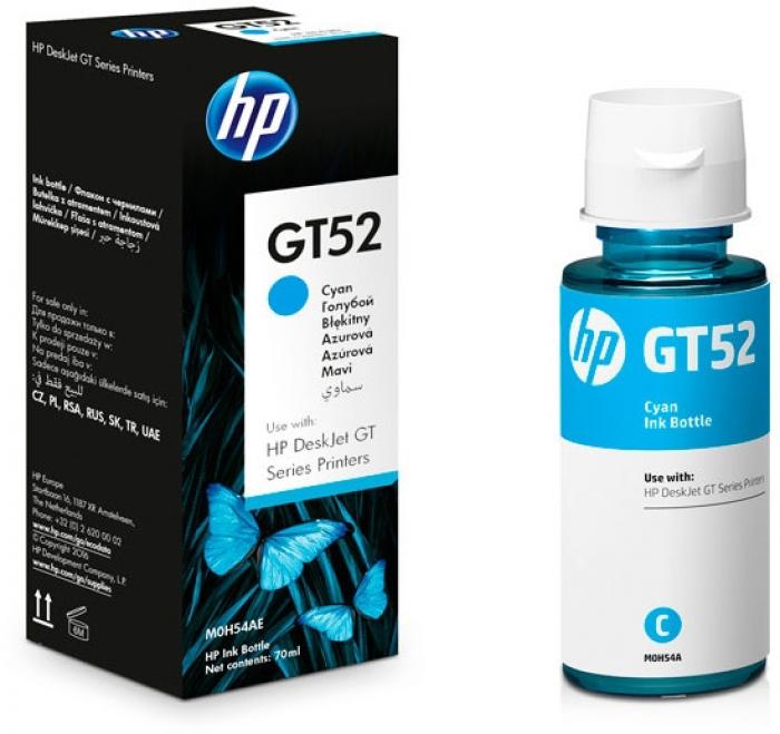Касета с мастило HP GT52 Cyan Original Ink Bottleна ниска цена с бърза доставка - BestPC.BG