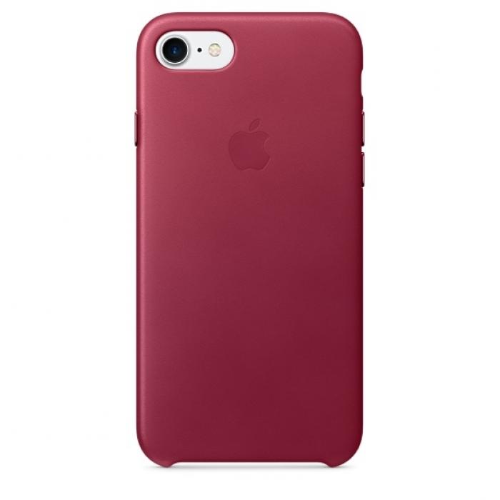 Калъф за смартфон Apple iPhone 7 Leather Case - Berryна ниска цена с бърза доставка - BestPC.BG