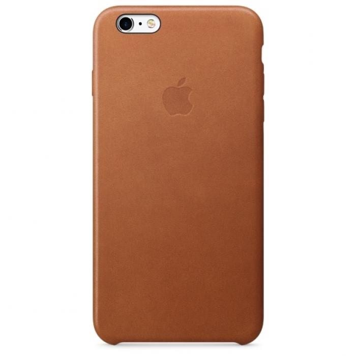Калъф за смартфон Apple iPhone 6s Plus Leather Case - Saddle Brownна ниска цена с бърза доставка