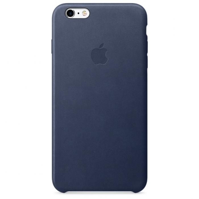 Калъф за смартфон Apple iPhone 6s Plus Leather Case - Midnight Blueна ниска цена с бърза доставка