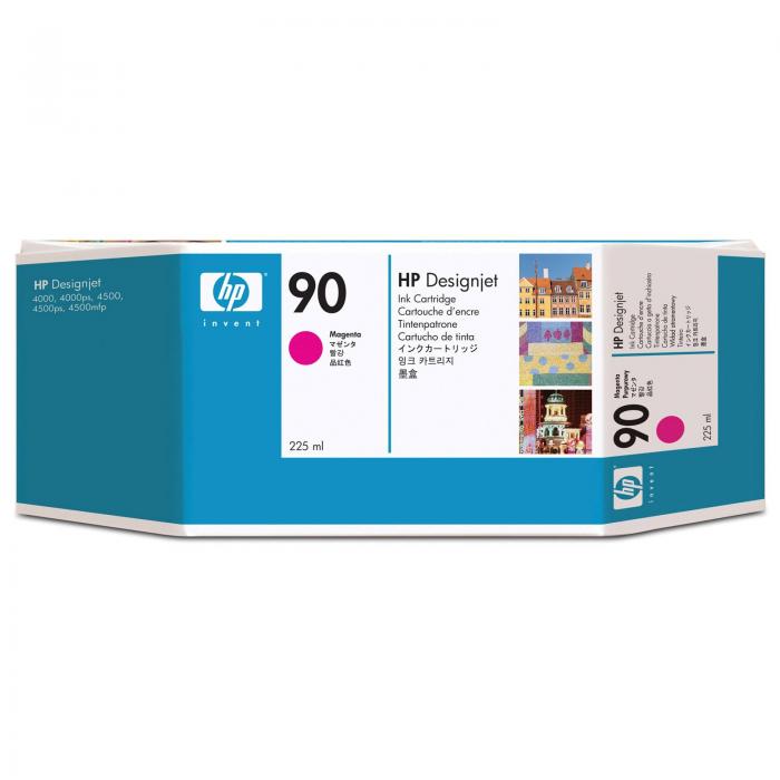 Касета с мастило HP 90 Standard Original Ink Cartridge; Magenta 225 mlна ниска цена с бърза доставка - BestPC.BG