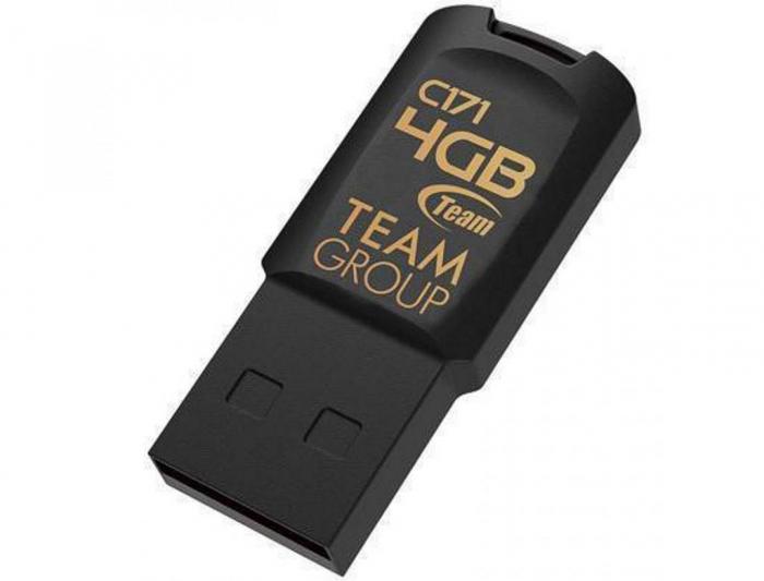 USB флаш памет USB памет Team Group C171, 4GB, USB 2.0, Черенна ниска цена с бърза доставка
