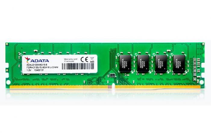 Памет ADATA single rank, 8GB DDR4 2133MHZ U-DIMM, AD4U213338G15-Sна ниска цена с бърза доставка
