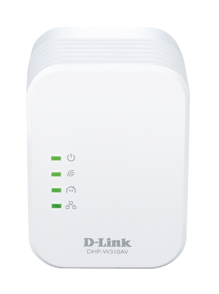 Пауърлайн продукти D-Link PowerLine AV 500 Wireless N Mini Extender - DHP-W310AVна ниска цена с бърза доставка