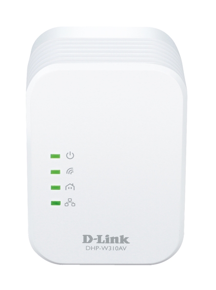 D-Link PowerLine AV 500 Wireless N Mini Extender - DHP-W310AVна ниска цена с бърза доставка - BestPC.BG