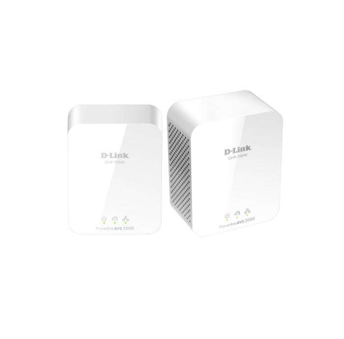 D-Link PowerLine AV2 2000 HD Gigabit Starter Kitна ниска цена с бърза доставка - BestPC.BG