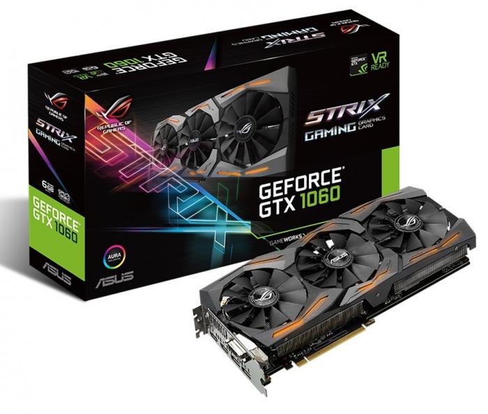 Видеокарта ASUS-VC-GTX1060-STRIX-6GDR5на ниска цена с бърза доставка - BestPC.BG