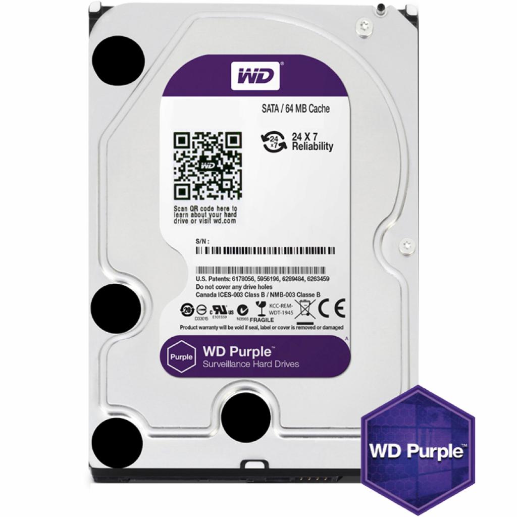 HDD за DVR-видеонаблюдение Western Digital Purple , 4TB, 64MB, SATA 3, WD40PURZна ниска цена с бърза доставка - BestPC.BG