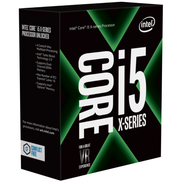 Процесор Intel Core i5-7640X, 4.0GHz, 6MB, 112W, LGA2066на ниска цена с бърза доставка