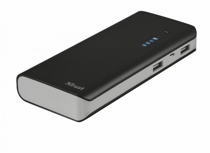 Принадлежност за смартфон TRUST Primo Power Bank 10000 - blackна ниска цена с бърза доставка - BestPC.BG