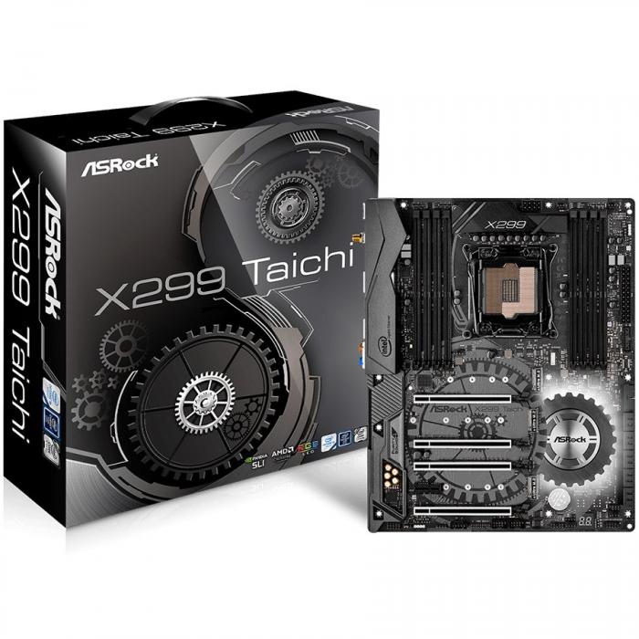 Дънна платка ASROCK Main Board Desktop iX299 (S2066, 8xDDR4, 4xPCIE3.0, 1xPCIx1),ATX retailна ниска цена с бърза доставка - BestPC.BG