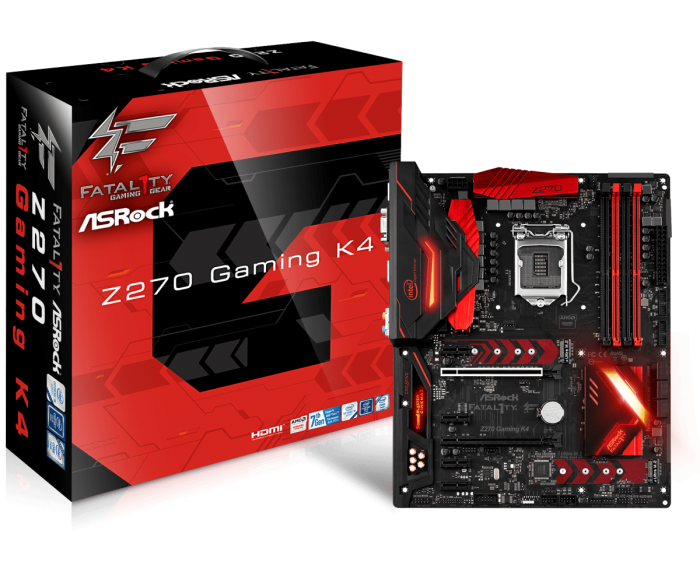 Дънна платка ASROCK Z270 GAMING K4на ниска цена с бърза доставка - BestPC.BG