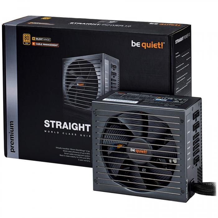 Захранване Be Quiet! STRAIGHT POWER 10 500W CM - 80 Plus Gold, Silent Wings, Cable Managementна ниска цена с бърза доставка - BestPC.BG