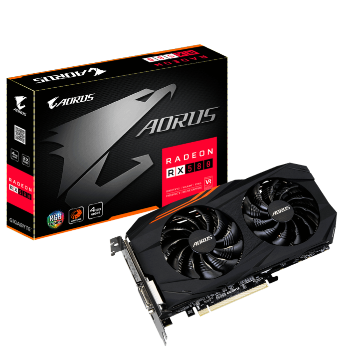 Видеокарта GB RX580AORUS-4GDна ниска цена с бърза доставка - BestPC.BG