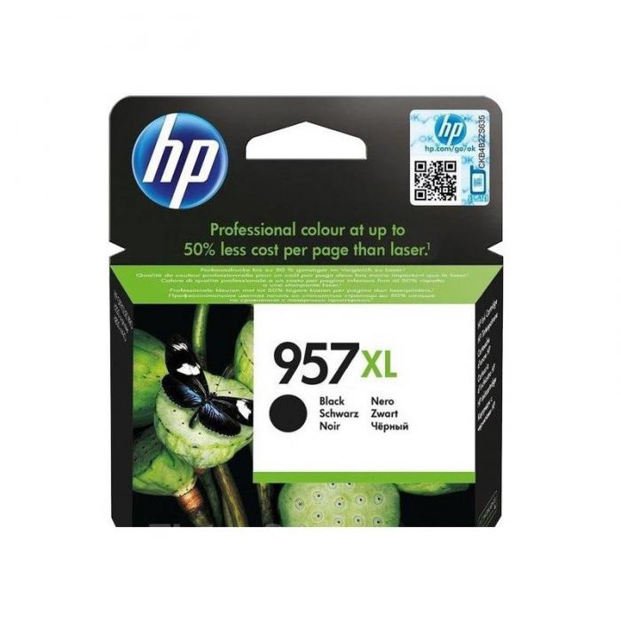 Касета с мастило HP 957XL Value Original Ink Cartridge; Black; Page Yield 3000на ниска цена с бърза доставка - BestPC.BG
