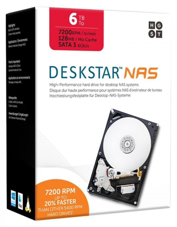 HDD NAS Hitachi Deskstar NAS 6 TB  3.5" internalна ниска цена с бърза доставка - BestPC.BG