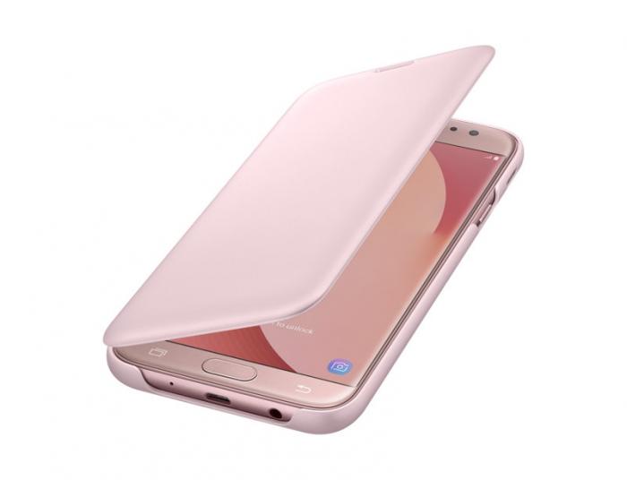 Калъф за смартфон Samsung J730 Wallet Cover Pinkна ниска цена с бърза доставка