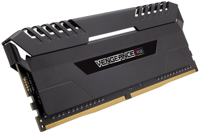Памет 2X8GB DDR4 2666 CORSAIR VENGENCE RGB KITна ниска цена с бърза доставка