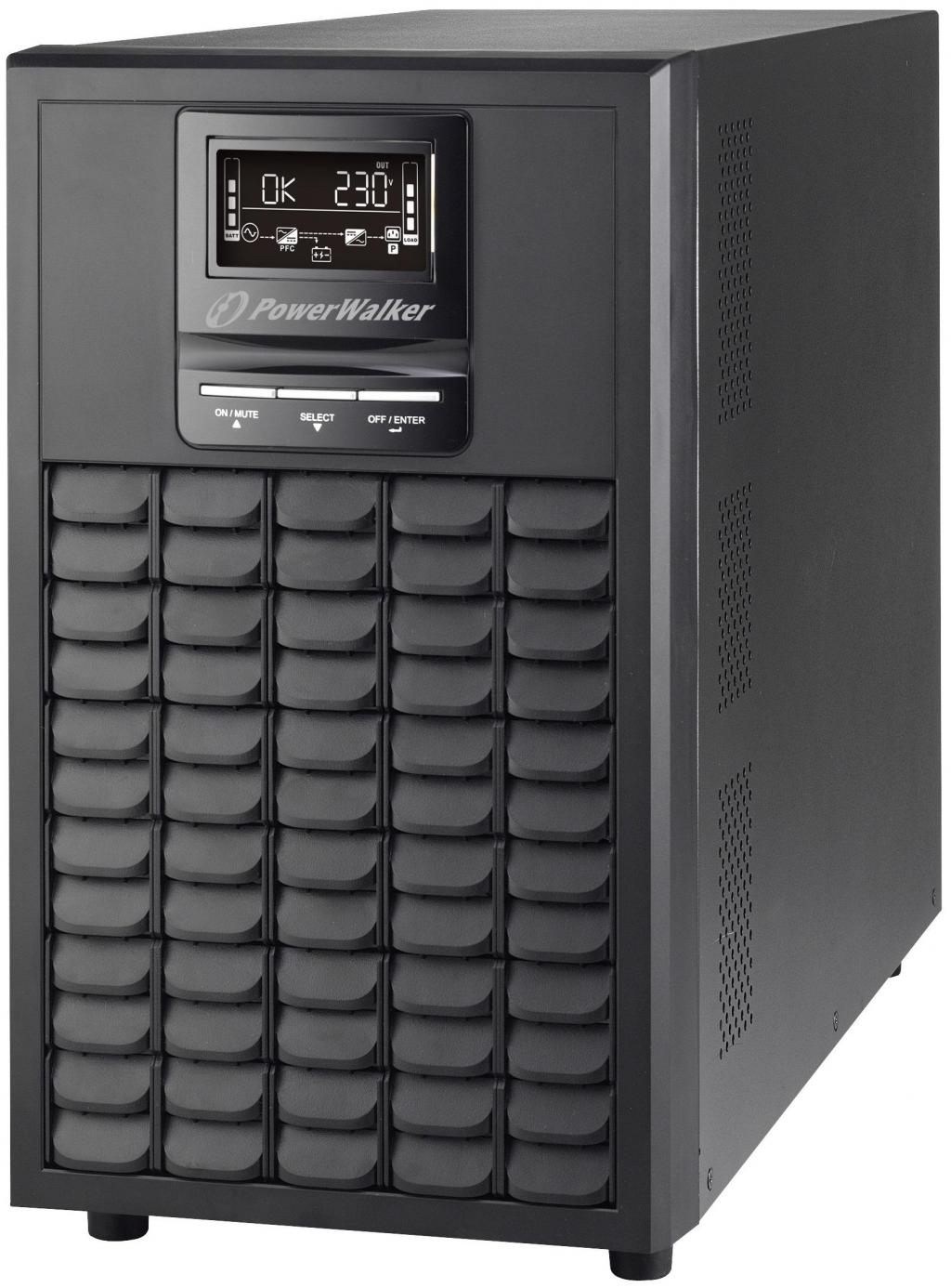 Непрекъсваемо захранване (UPS) PowerWalker VFI 3000 CG, 3000Va/3000W, On-line/Double Conversionна ниска цена с бърза доставка - BestPC.BG