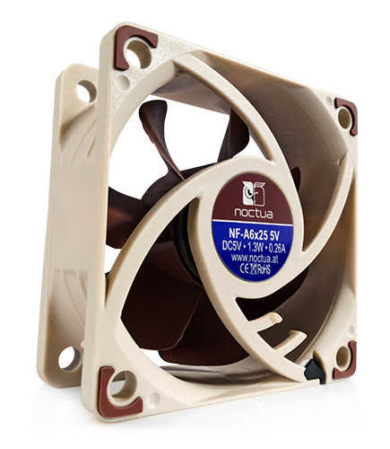 Noctua Вентилатор Fan 60x60x25mm 5V - NF-A6x25-5V, NF-A6x25-5Vна ниска цена с бърза доставка - BestPC.BG