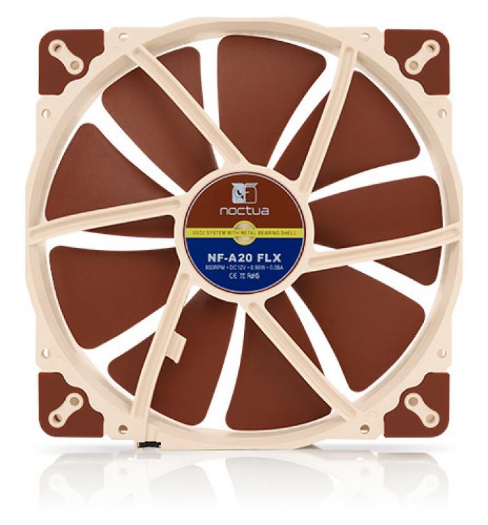 Noctua Вентилатор Fan 200x200x30mm, NF-A20-FLXна ниска цена с бърза доставка - BestPC.BG
