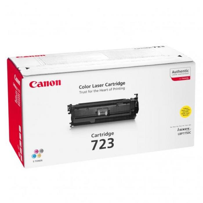 Тонер за лазерен принтер Canon CRG-723Yна ниска цена с бърза доставка - BestPC.BG