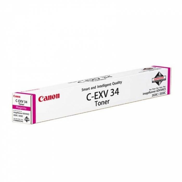 Тонер за лазерен принтер Canon Toner C-EXV 34, Magentaна ниска цена с бърза доставка