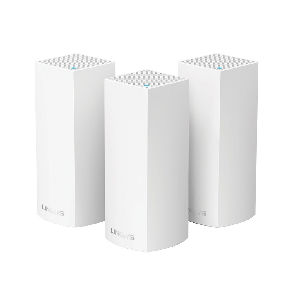 LINKSYS WHW0303 :: AC2200 VELOP Mesh Wi-Fi система, 3-Band, комплект 3 устройствана ниска цена с бърза доставка - BestPC.BG