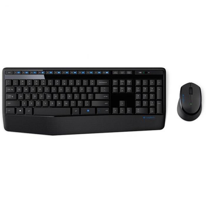 Клавиатура LOGITECH MK345 Wireless Combo - BLACK - US INT'Lна ниска цена с бърза доставка - BestPC.BG
