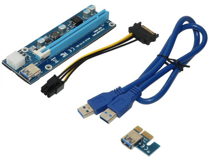Кабел/адаптер Makki Екстендер MAKKI Mining Riser PCI Express 1x to 16x - 270uf - MAKKI-SR135-270на ниска цена с бърза доставка - BestPC.BG