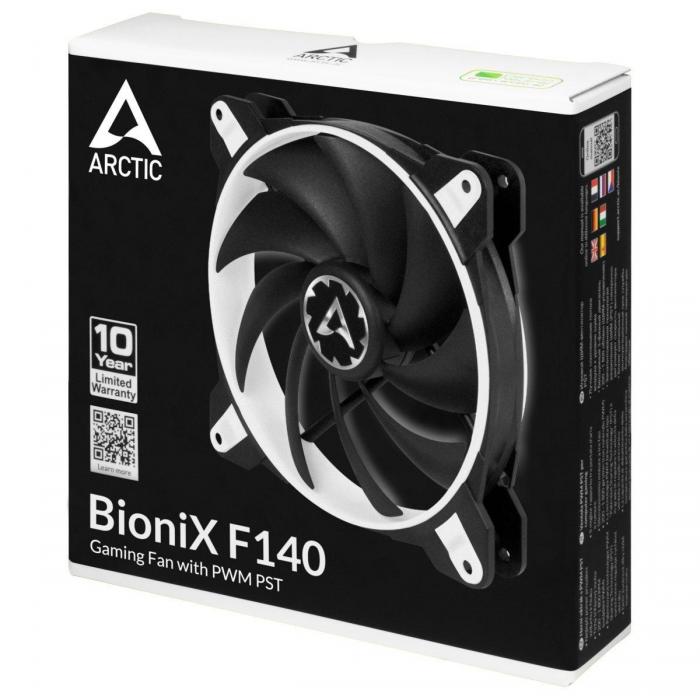 Вентилатор ARCTIC BioniX F140 White 140mm, ACFAN00096Aна ниска цена с бърза доставка - BestPC.BG