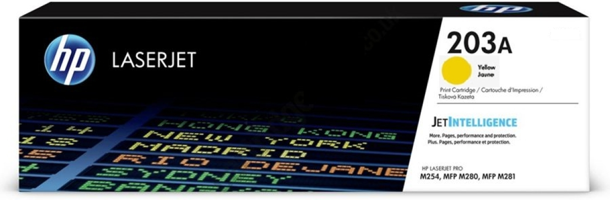 Тонер за лазерен принтер HP 203A Original Yellow LaserJet Toner Cartridgeна ниска цена с бърза доставка - BestPC.BG