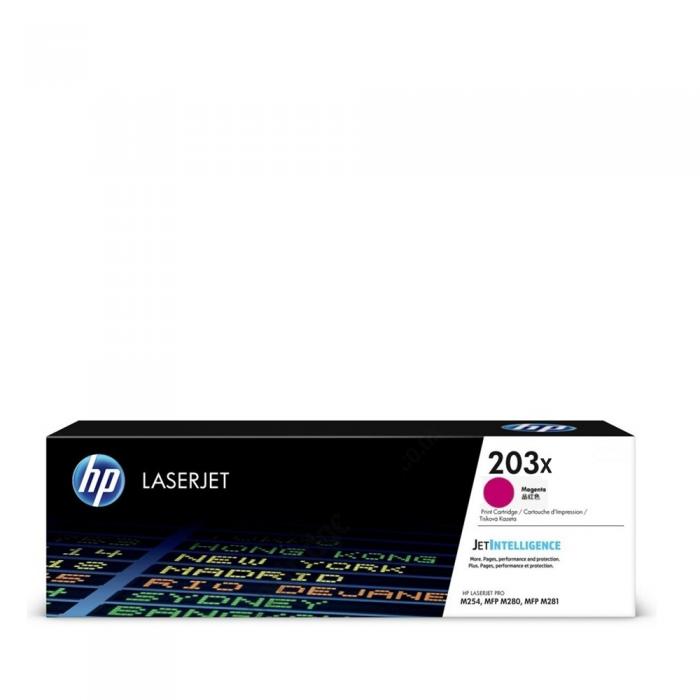 Тонер за лазерен принтер HP 203X Original Magenta LaserJet Toner Cartridgeна ниска цена с бърза доставка - BestPC.BG