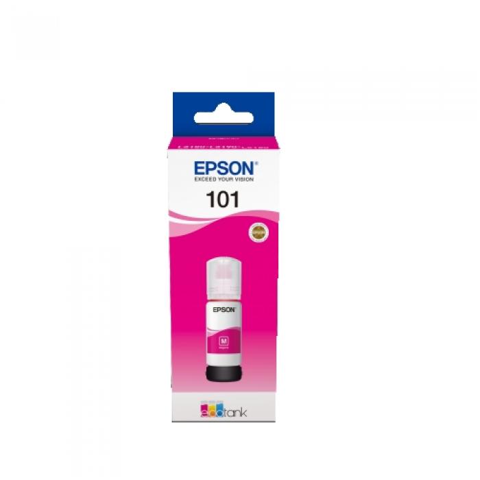 Касета с мастило Epson 101 EcoTank Magenta ink bottleна ниска цена с бърза доставка - BestPC.BG